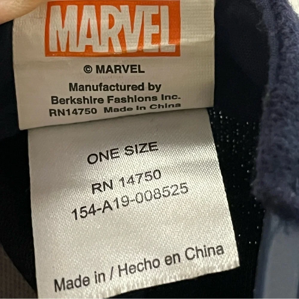 Marvel's Captain America Youth Adjustable Costume Hat - Navy and Red - Picture 13 of 16